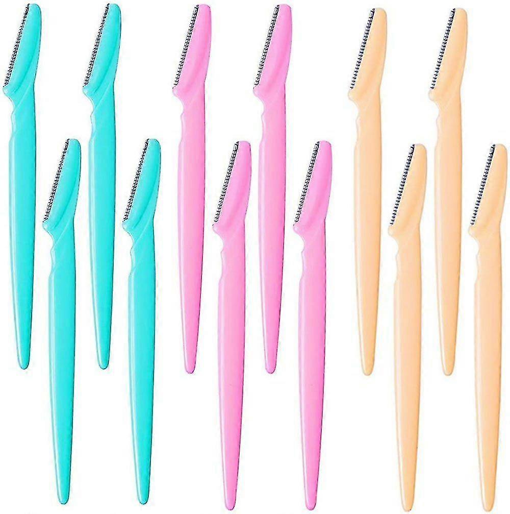 12pcs Women's Face Razor, Eyebrow Razor, Shaper Razor