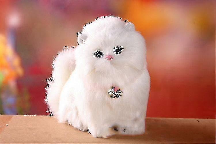 電子ぬいぐるみ猫素敵なロボット動物のおもちゃかわいいもの電気猫の鳴き声柔らかい子供のペットモデルデコレーション人形子供ギフト用