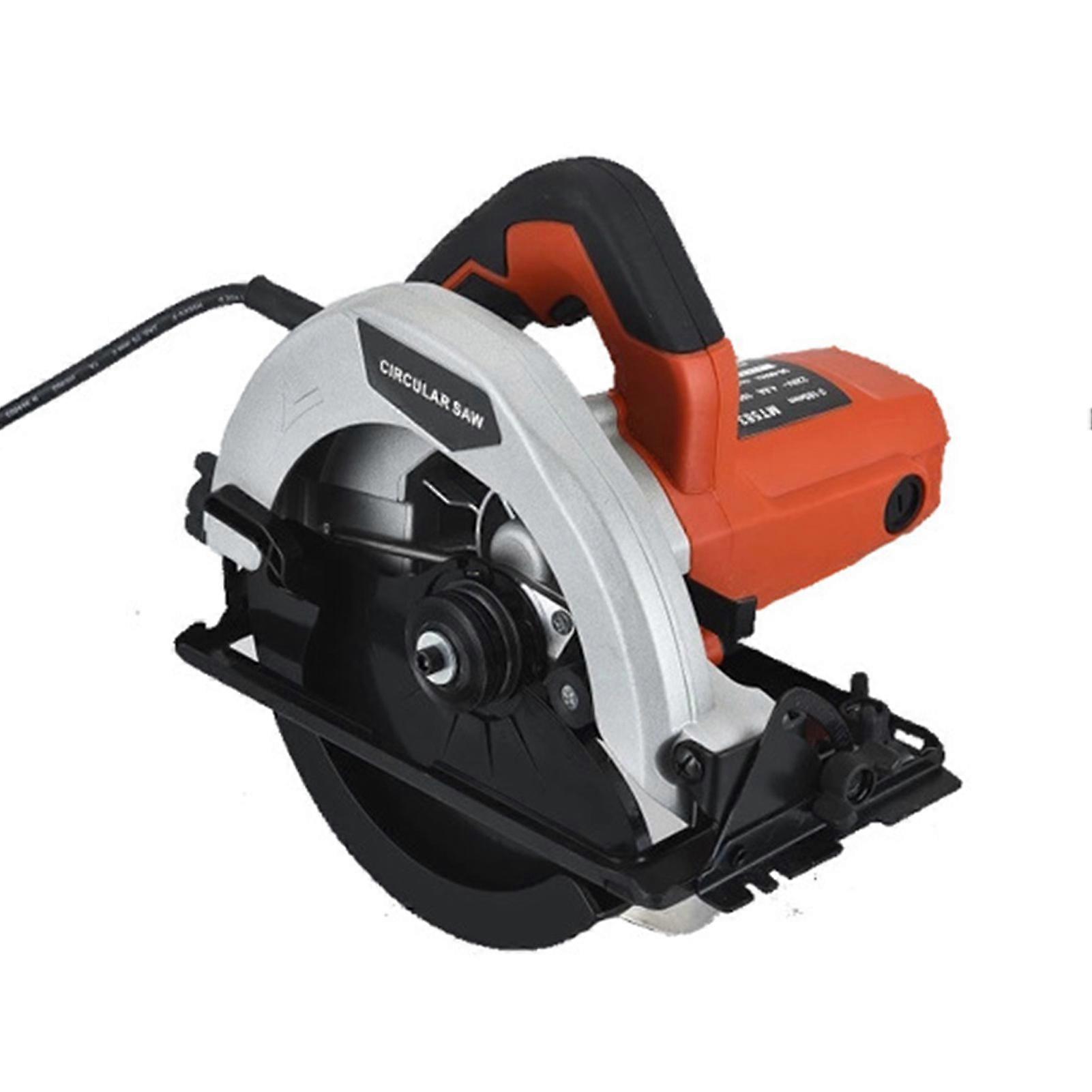 7in Portable Circular Cutting Saw Laser Positioning Woodwork Electric Saw Adjustable Angle