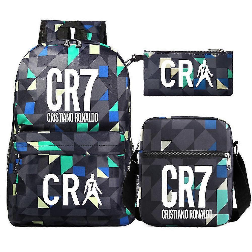 Genç Erkekler İçin Cr7 Moda: Dizüstü Bilgisayar Sırt Çantaları, Okul Çantaları ve Daha Fazlası! Erkekler, Çocuklar, Öğrenciler İçin İdeal + Üç Parçalı Set Dahil