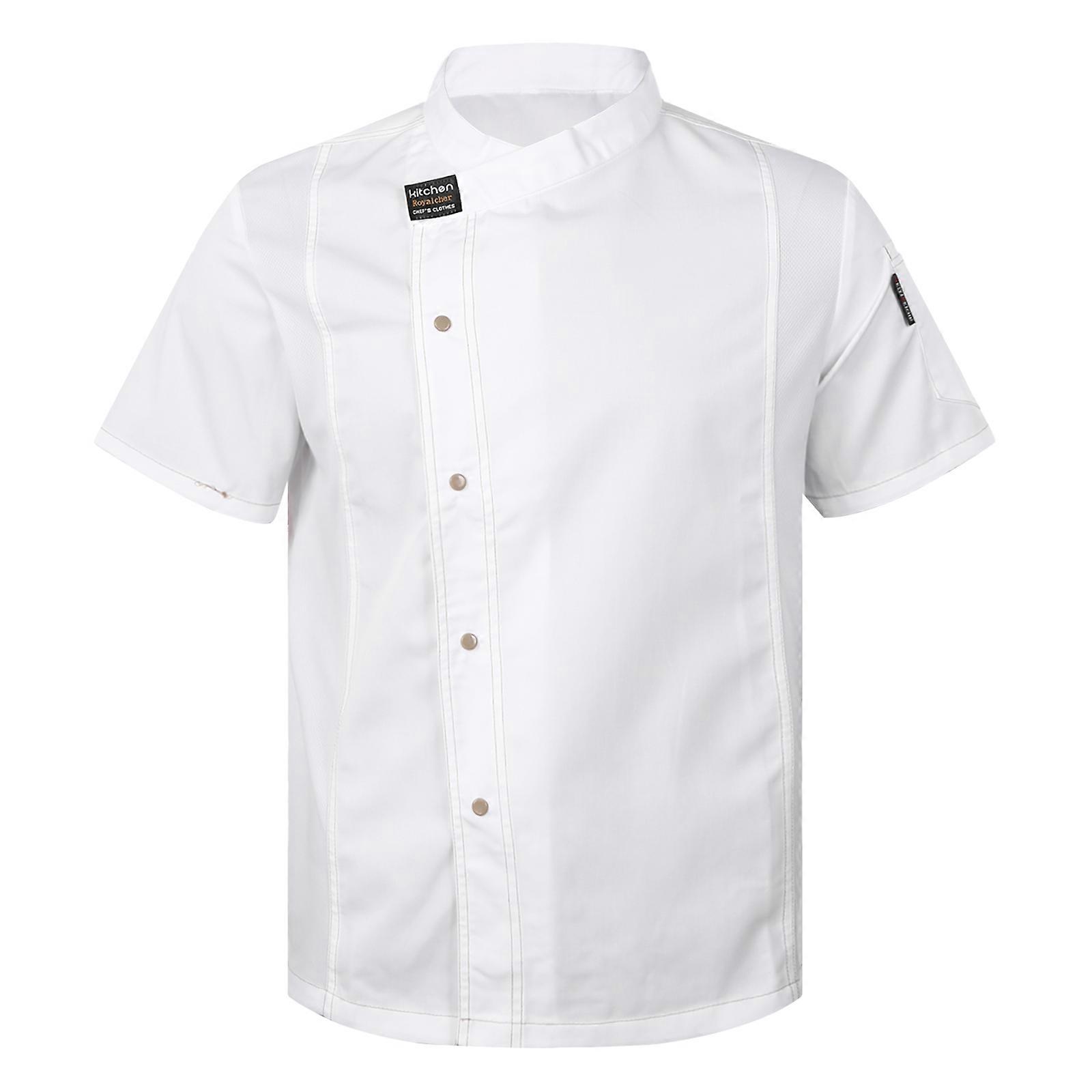 Långärmad kock kläder enhetlig restaurang kök matlagning män kvinnor kock kappa servitör arbetsjackor professionell uniform övergripande