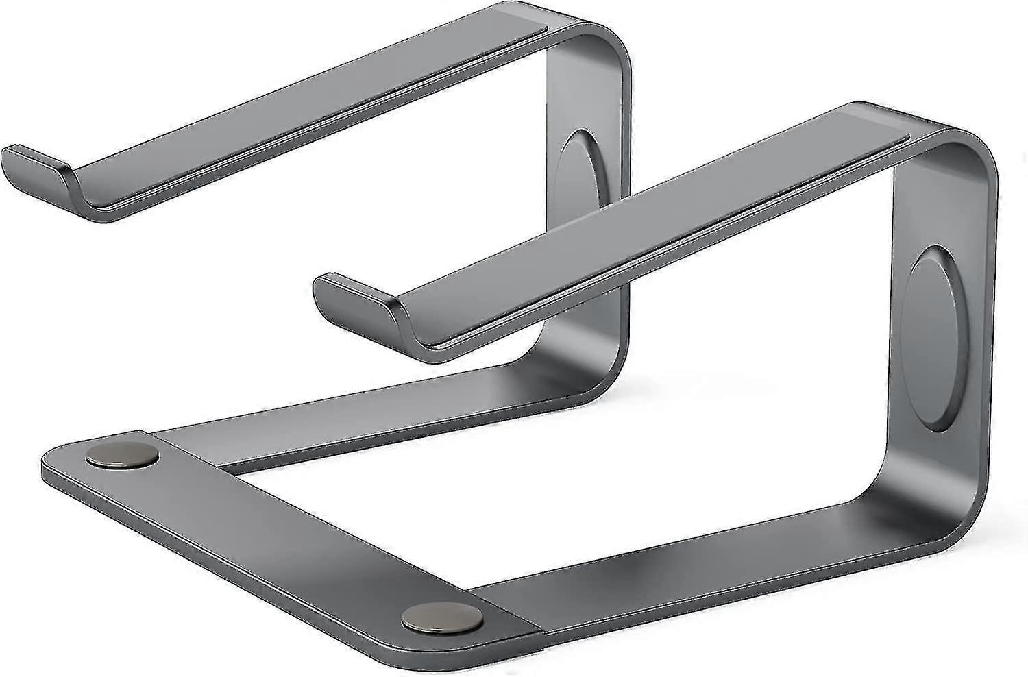 حامل كمبيوتر محمول ، حامل كمبيوتر محمول مريح للكمبيوتر المحمول للمكتب ، حامل كمبيوتر محمول متوافق مع معظم أجهزة الكمبيوتر المحمولة 10-17 ، رمادي فلكي