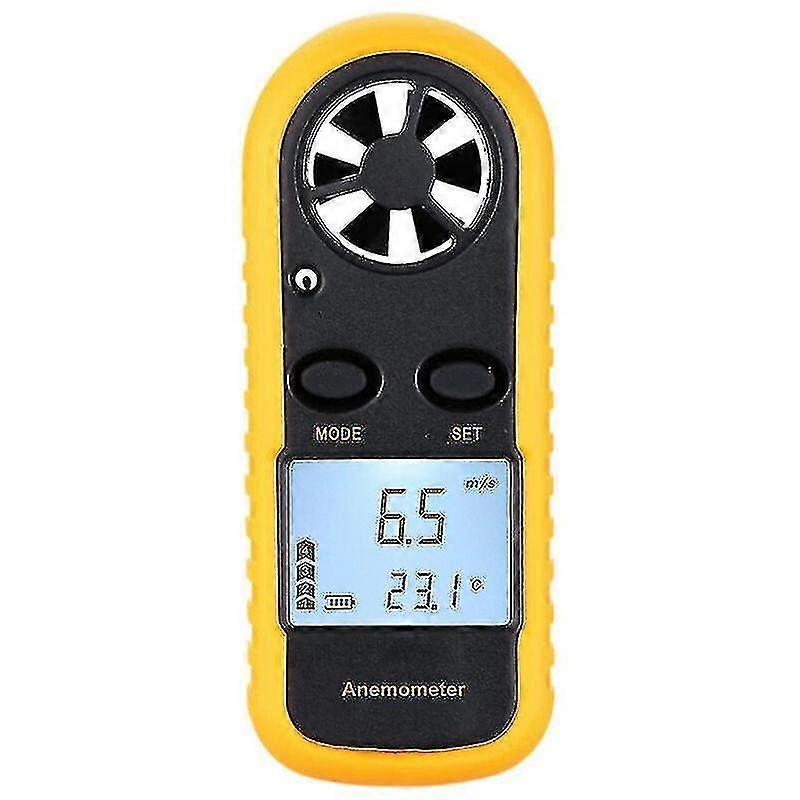 Digital Anemometer The Anemometer Can Measure Wind Speed And Temperature Without Battery Delivery