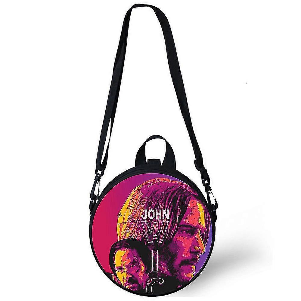 جون ويك فيلم الطفل روضة حقيبة 3D طباعة حقائب الكتف كروسبودي لنساء المدرسة مصغرة جولة Bagpacks حقيبة Rugtas