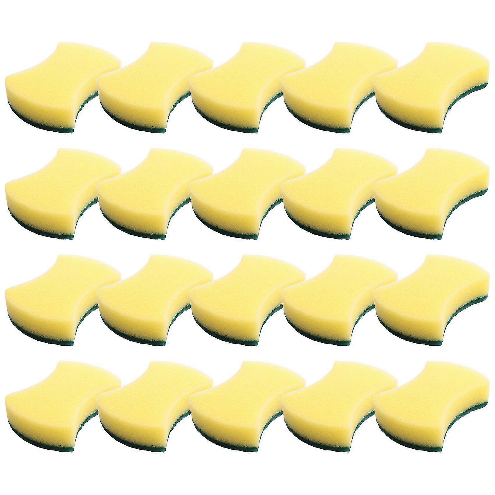 40 Pcs Cleaning Scrub Sponge For Kitchen Tableware Bathroom Car Wash Scrub Sponge Pad
