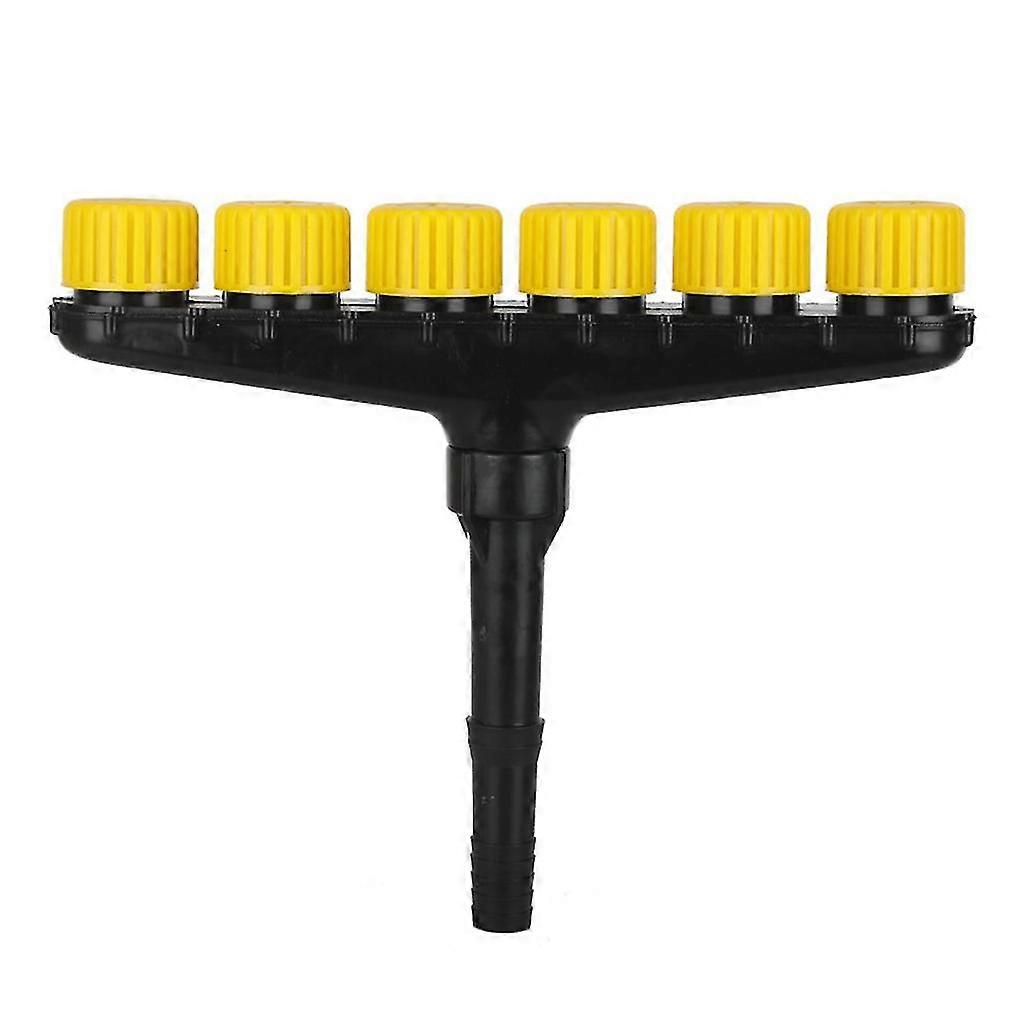 3/4/5/6 Heads Agriculture Atomizer Nozzles Lawn Garden Watering Hose Sprinklers Sprayer Shower Atomization Adjustable Size Irrigation Tool For Patio P