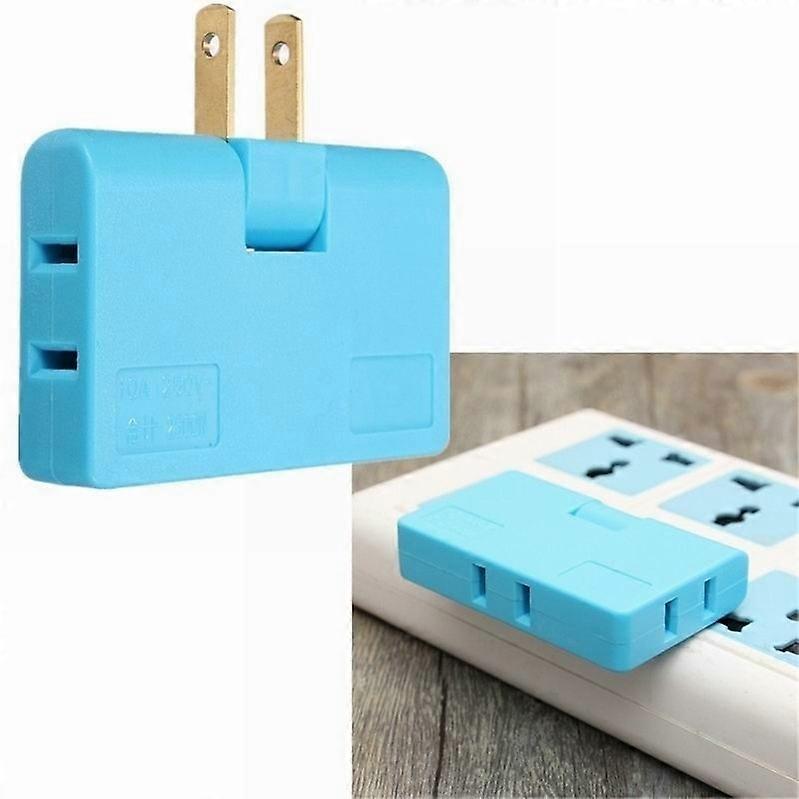 1 a 3 Splitte Square Electric Outlet Wall Power Strip Triple Tap