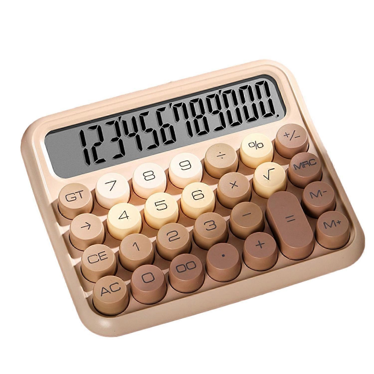 12-Digit Calculator with Extra Large LCD Screen Big Buttons Ergonomic Design Clear Sound Gradient