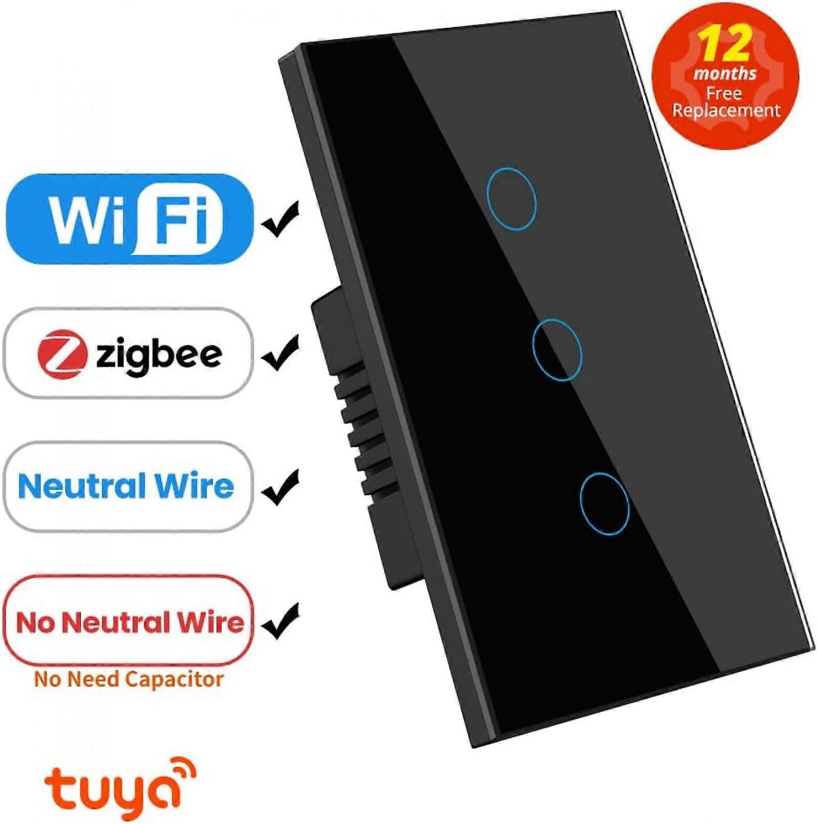 WiFi Smart Touch Switch | Wall Socket | USB Type C Outlet | Remote Control for Home