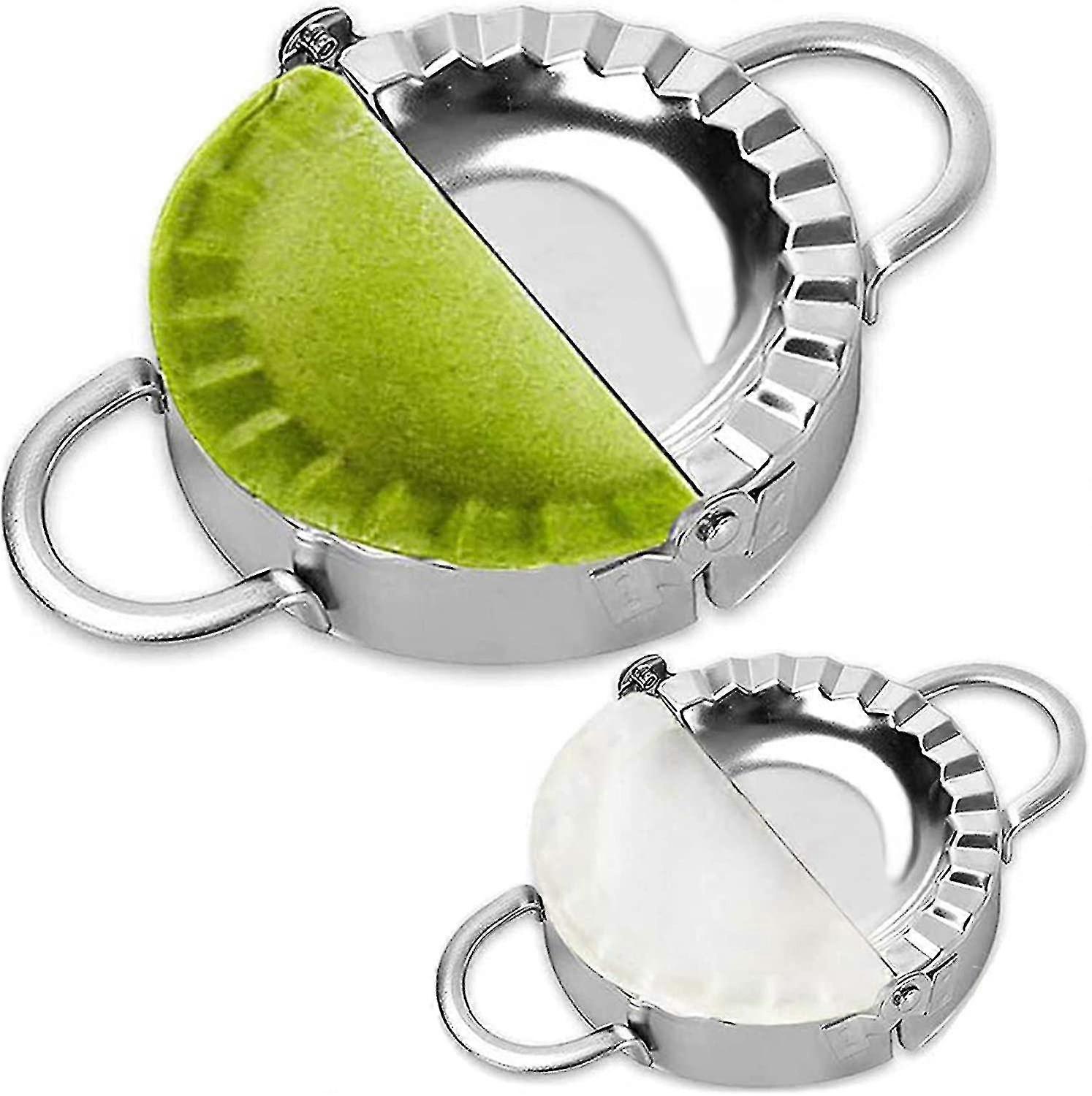 Stainless Steel Dumpling Ravioli Maker Press, 2 Pack  Mold - Wonton Mould, Easy-tool For Dumpling Wrapper