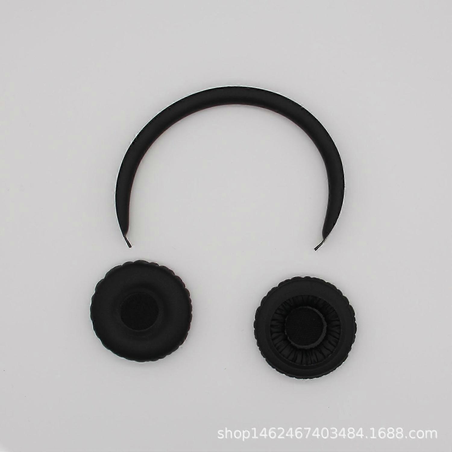 Akg Y40 / y45bt用の交換用ヘッドバンドクッションパッドとイヤークッション - ブラックS2024123011970