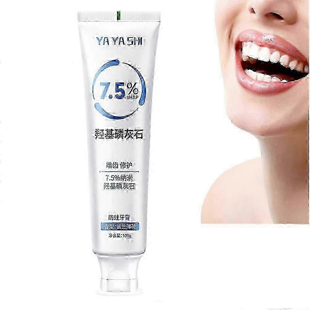 Hydroxyapatite Toothpaste For Enamel Protection,gentle Mint, Fresh Breath