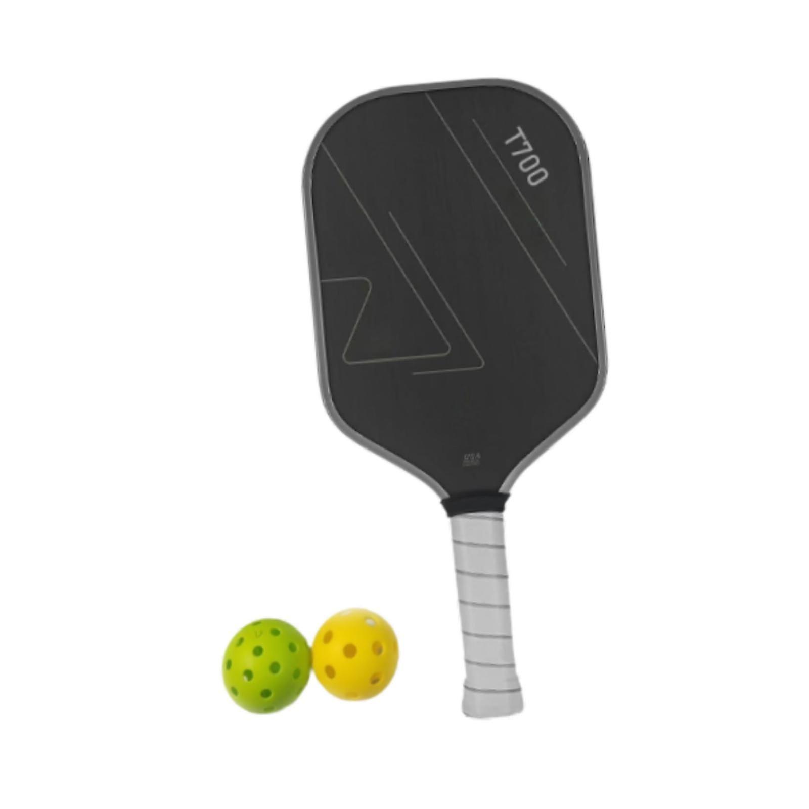 Pickleball Paddles Set Sports Pickle Ball ρακέτες για γυναίκες Κλειστό γυμναστήριο στο σπίτι μαύρο με 2 μπάλες