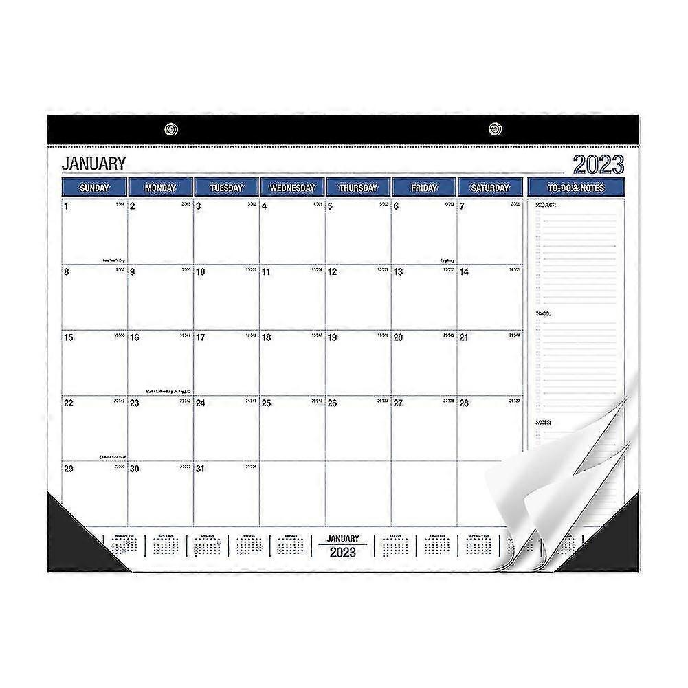 2023 Desk Calendar-18 Months Desktop Calendar 17 X 22 Inches Monthly Calendar From Jan. 2023 To June 2024 For Home