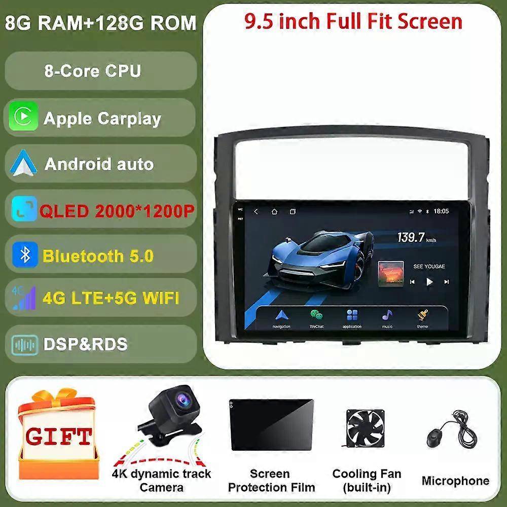 Android For Mitsubishi Pajero 4 V80 V90 2006-2014 2018 2020 4g Car Stereo Radio Multimedia Video Player Navigation Gps 2din