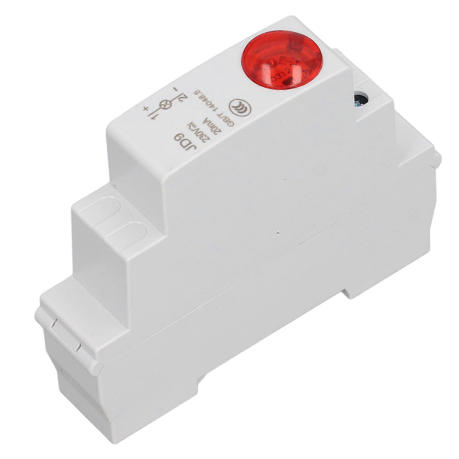 JD9 DIN Rail LED Indicator Light 230V AC/DC 20mA IP20