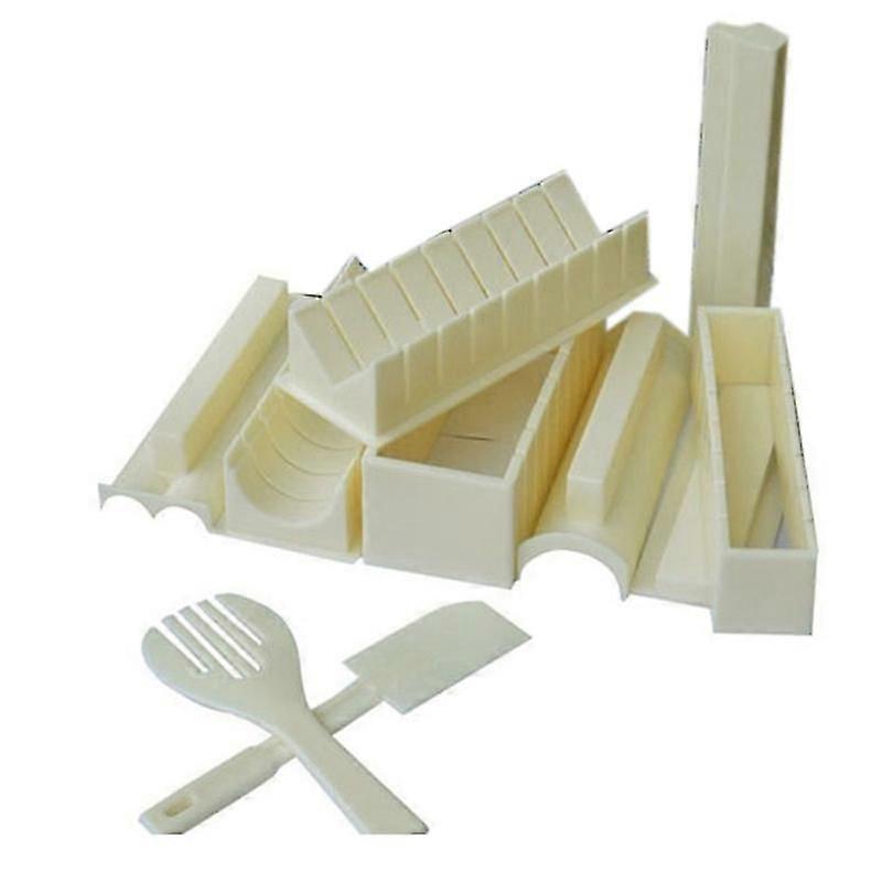 Multi Functional Sushi Tool Rice Ball Making Mold Seaweed Sushi Utensil Five In One Sushi 10 Piece Set