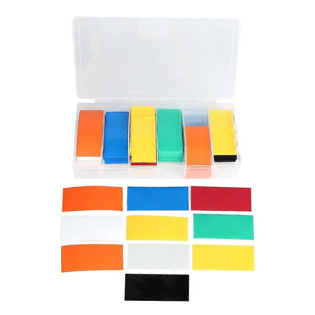 280pcs PVC Heat Shrink Tubing Battery Wrap Kit For 18650 Battery with Storage Box