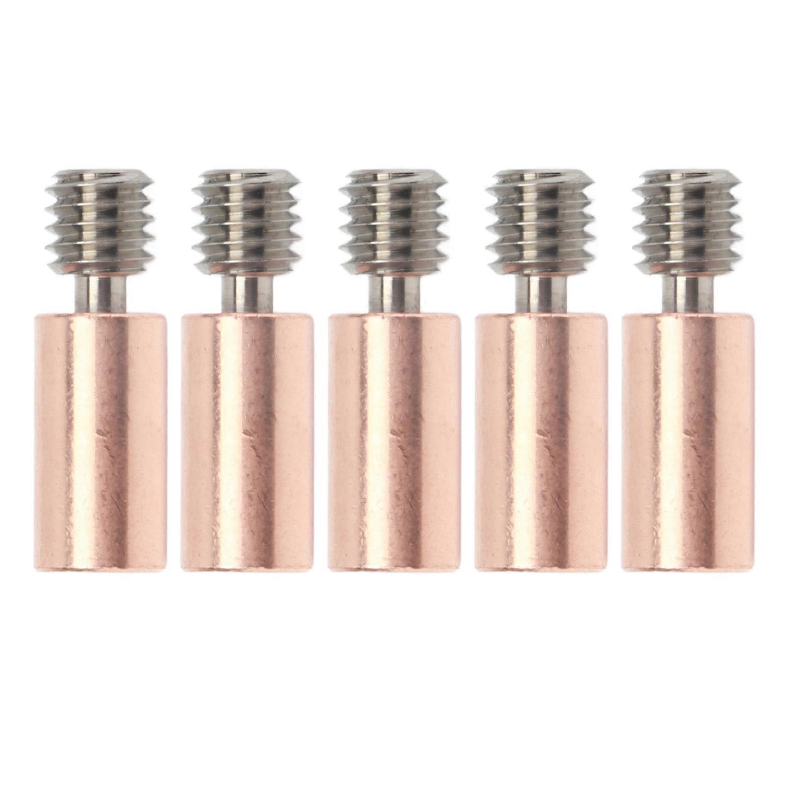 5PCS Bimetal Heat Break Ti Alloy Copper Heatbreak Replacement for Prusa I3 MK3 MK3S 3D Printer