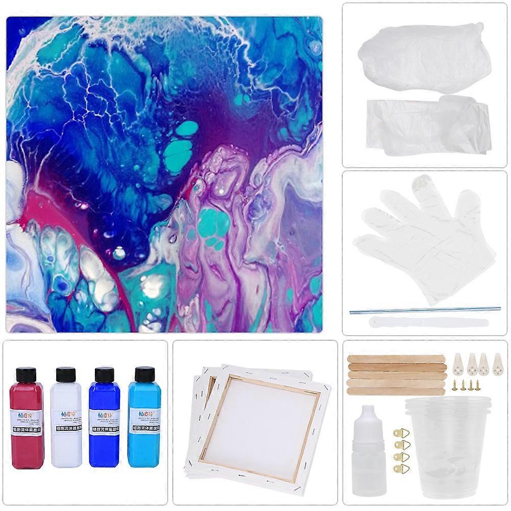 Fluid Paint Painting Pigment Children DIY Toys Fluid Drawing Pigment Art SuppliesType C