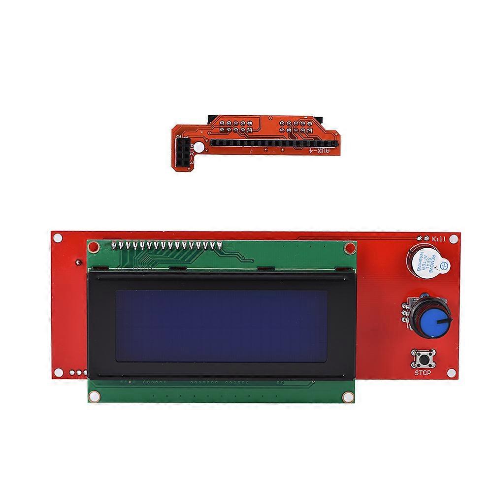 2004 LCD Display Smart Controller W/ Adapter For RAMPS1.4 3D Printer