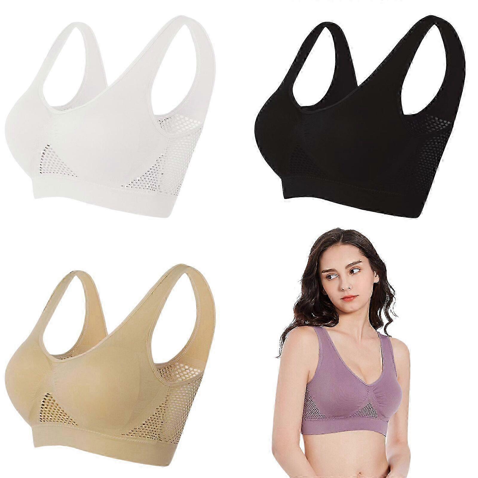 Sports Bra, Breathable And Comfortable Mesh Sports Bra For Women
