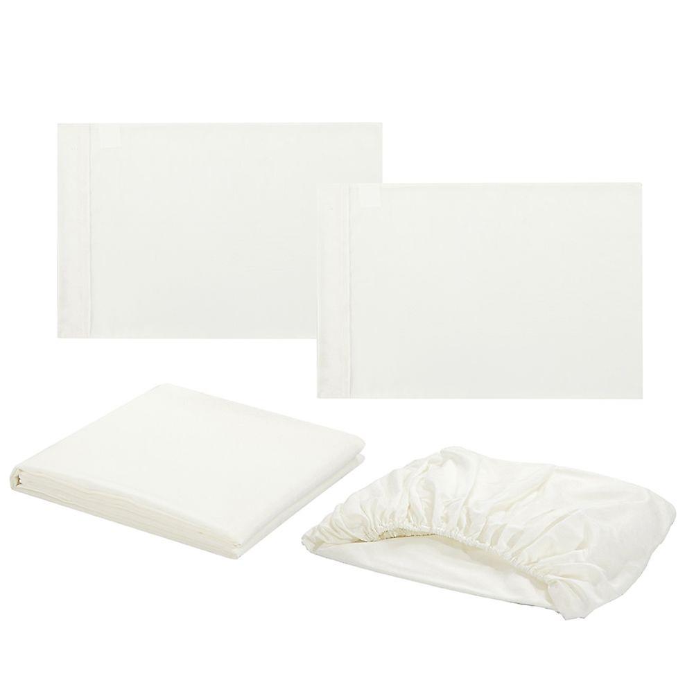 Soft Bed Sheet Set with Deep Pockets, Full Size 4-Piece Bedding Set