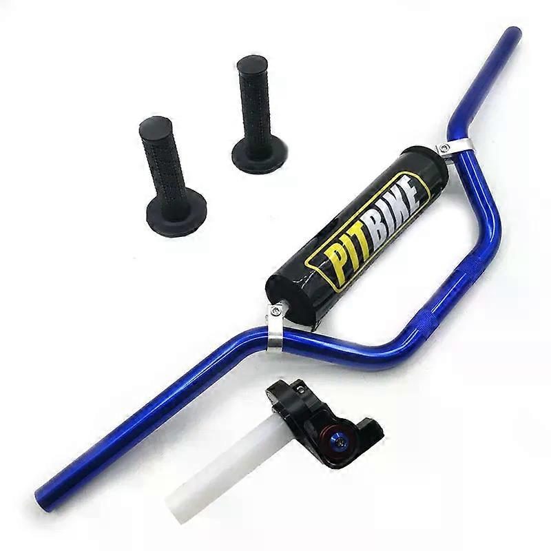 Guidão de 22 mm 7/8 "Guidão Com Almofadas de Barra Lidar com Punhos e Resolver Acelerador de Torção Para Motocicleta Dirt Pit Bike