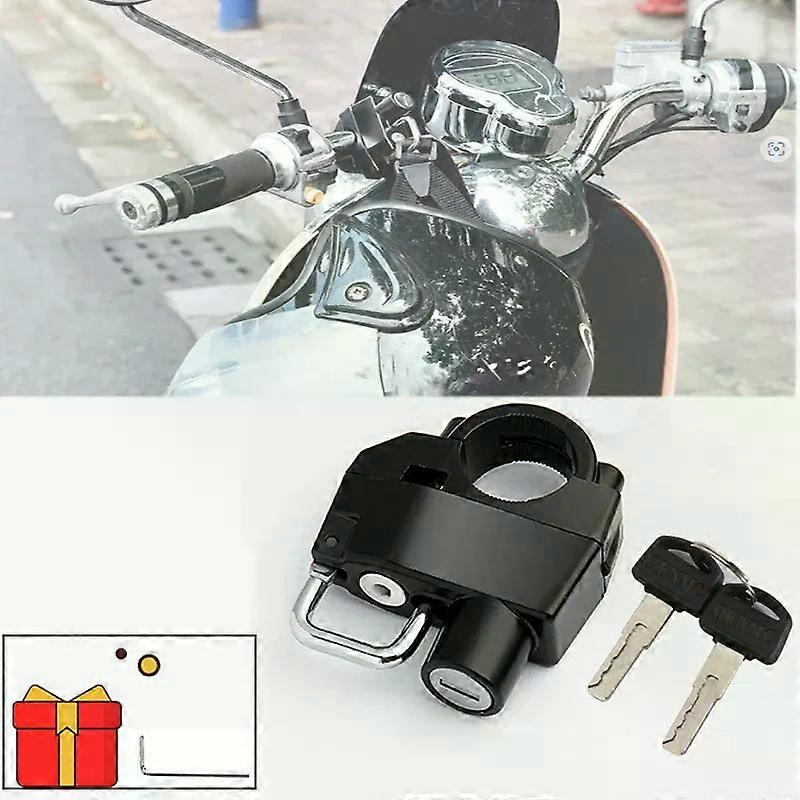 Helmet Lock Anti-theft Locker Locking Device Rustproof Fine Workmanship Compact 2.0-2.5Cm Convenience Motorcycle Parts