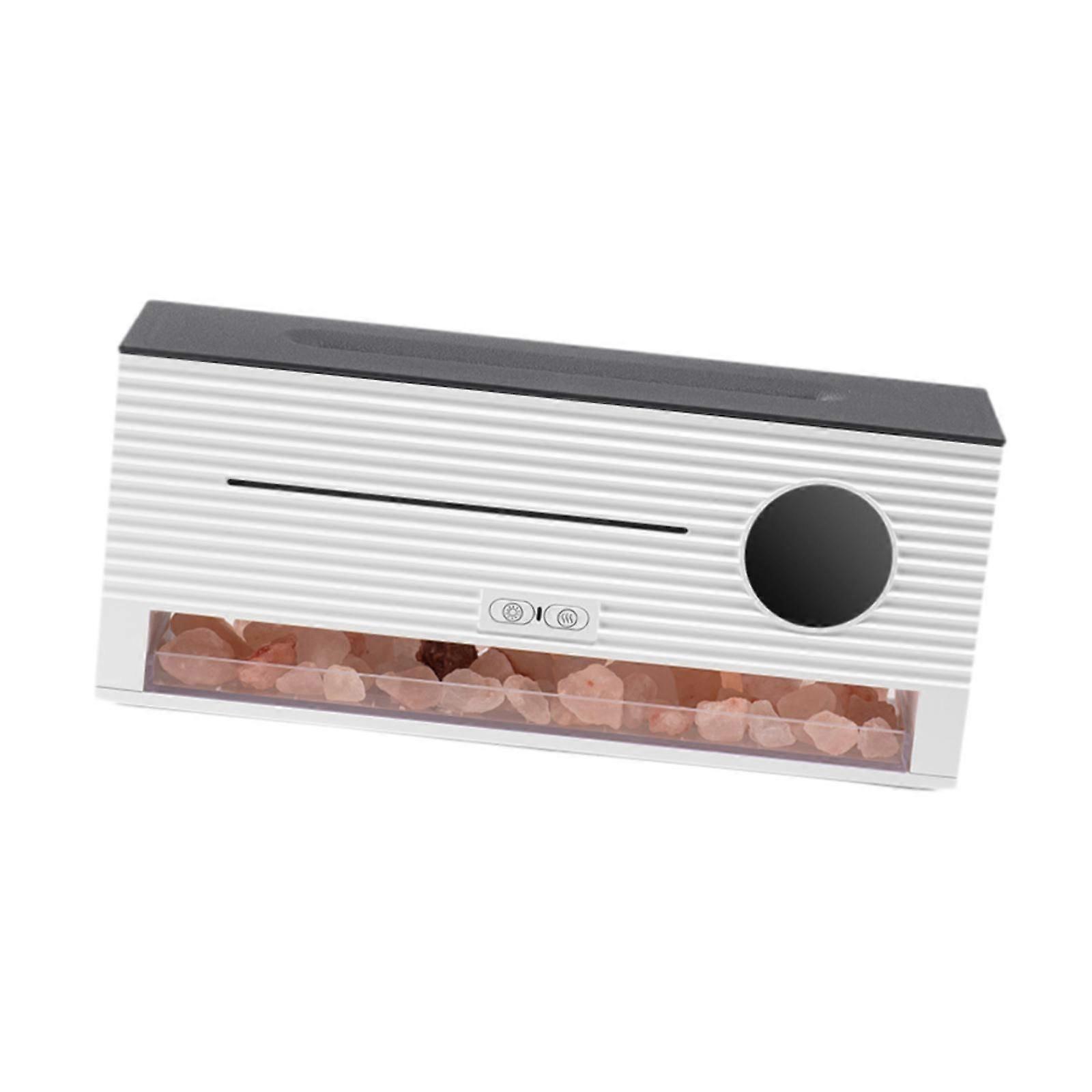 Simulated Rock Flame Humidifier US 110V Plug with Remote Control for Bedroom