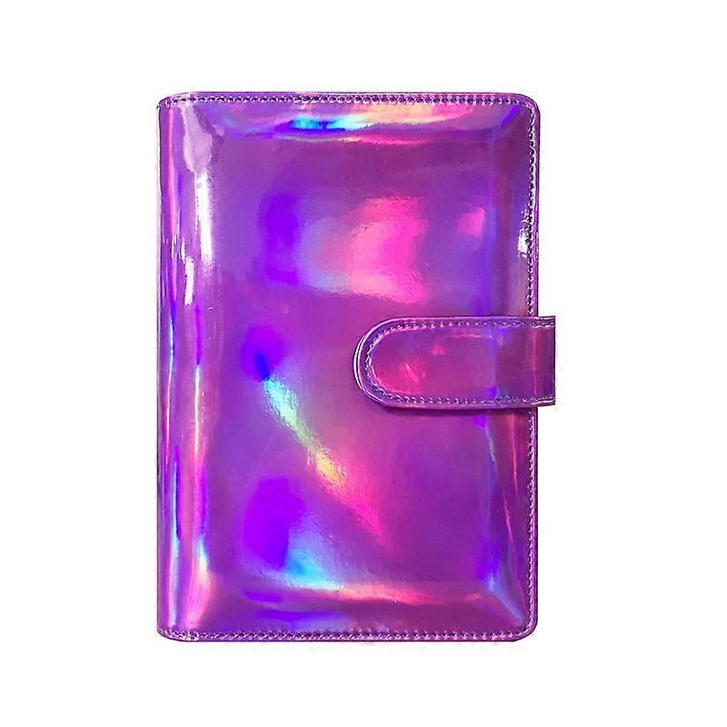 Laser Macaron Loose-leaf Notebook A6 Notepad Shell Without Inner Pages