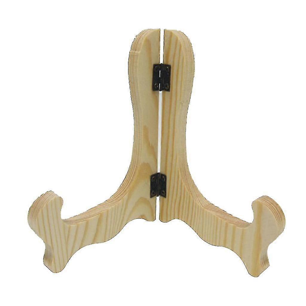 Holzstaffeleien Tellerhalter Folding Display Stand Schüssel Tee Tablett Fotorahmen Rack