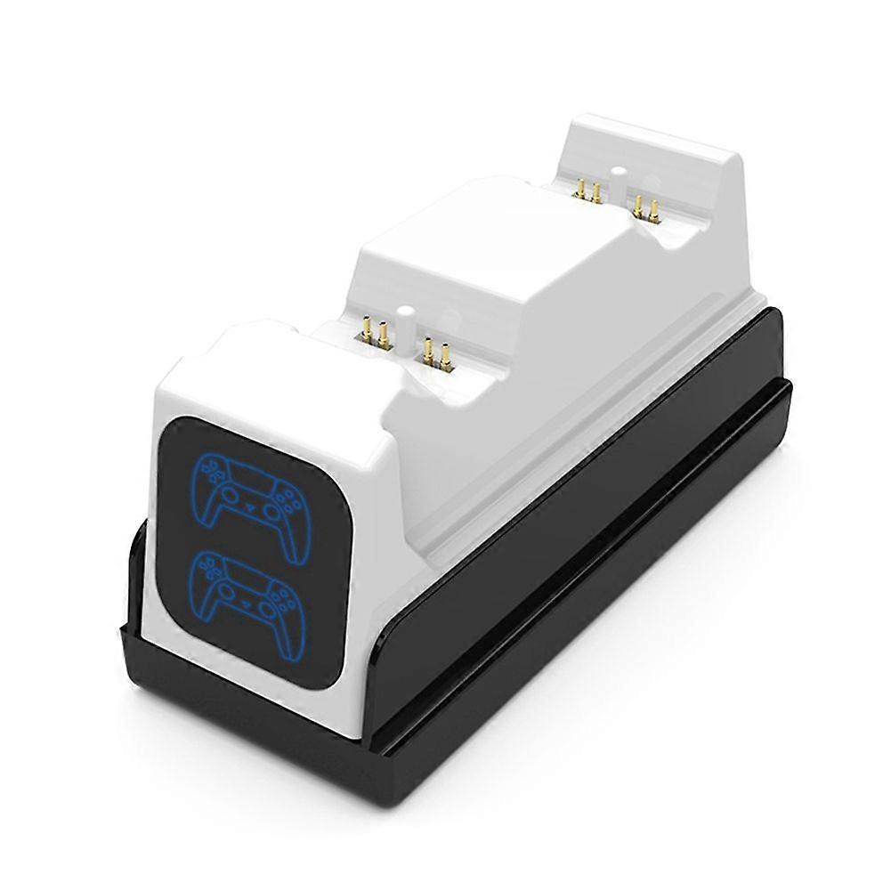 Charger for PS5controller, with Fast Charging AC Adapter, and Dual Induction Docking Station for Pl