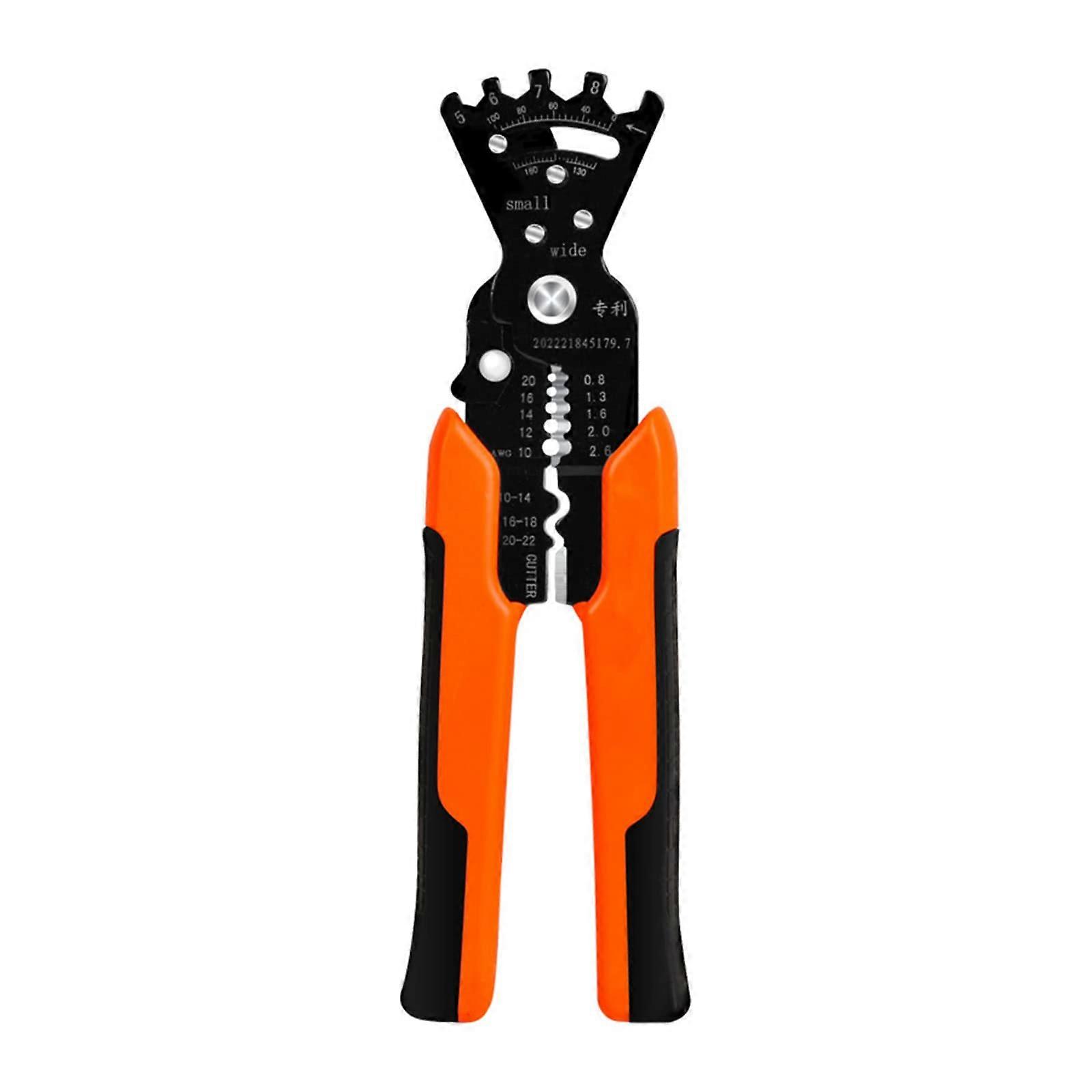 Multifunctional Wire Stripper Tool for Cutting, Crimping, and Winding, Heavy Duty Design, Ergonomic Grip, Adjustable Tool