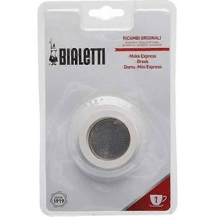 Filter with a set of 3 gaskets - BIALETTI - For Italian coffee maker 1 cup