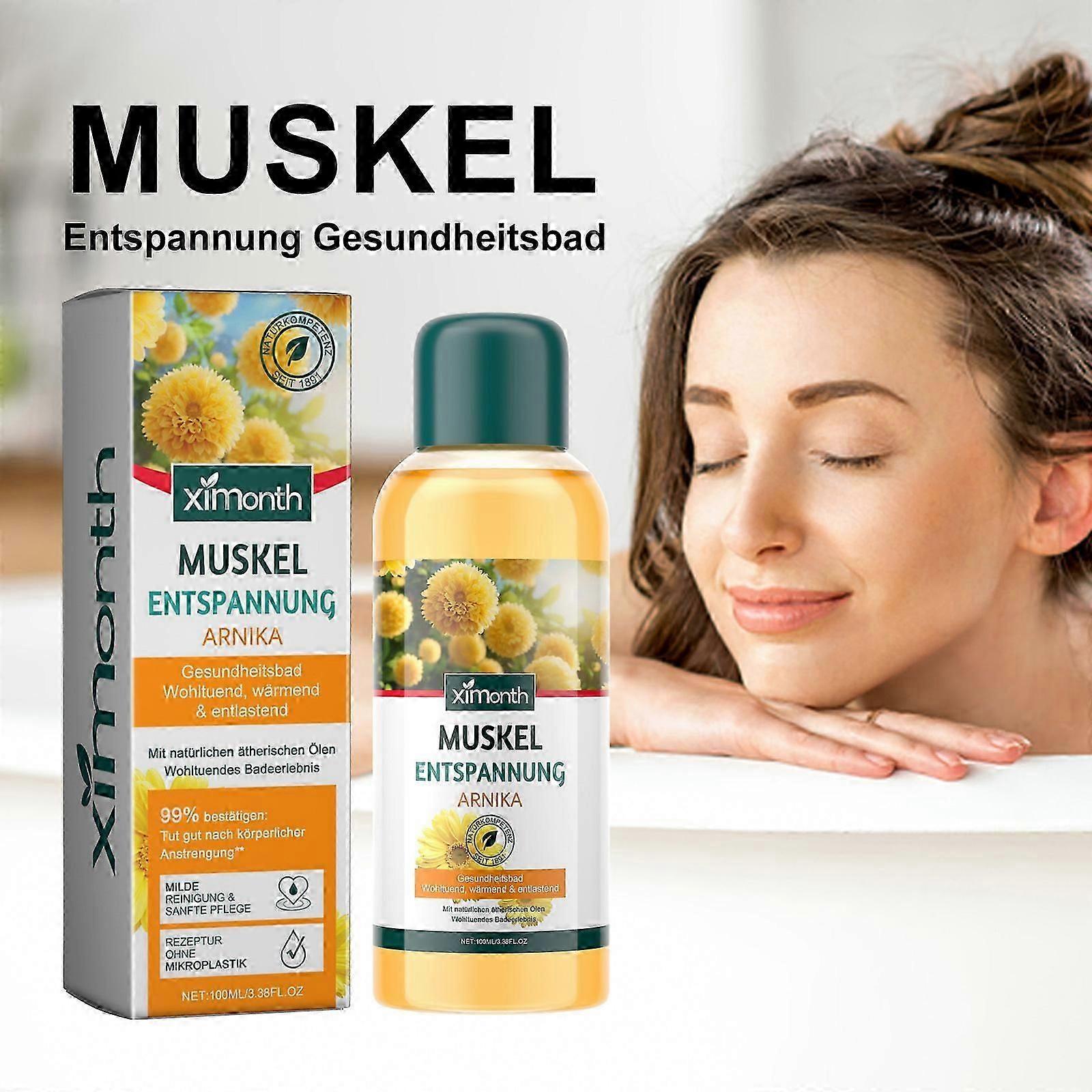 høykvalitets ledd- og muskel Arnica badeolje, 100 ml ledd- og muskel Arnica massasjeolje, bra for verkende ledd og såre muskler