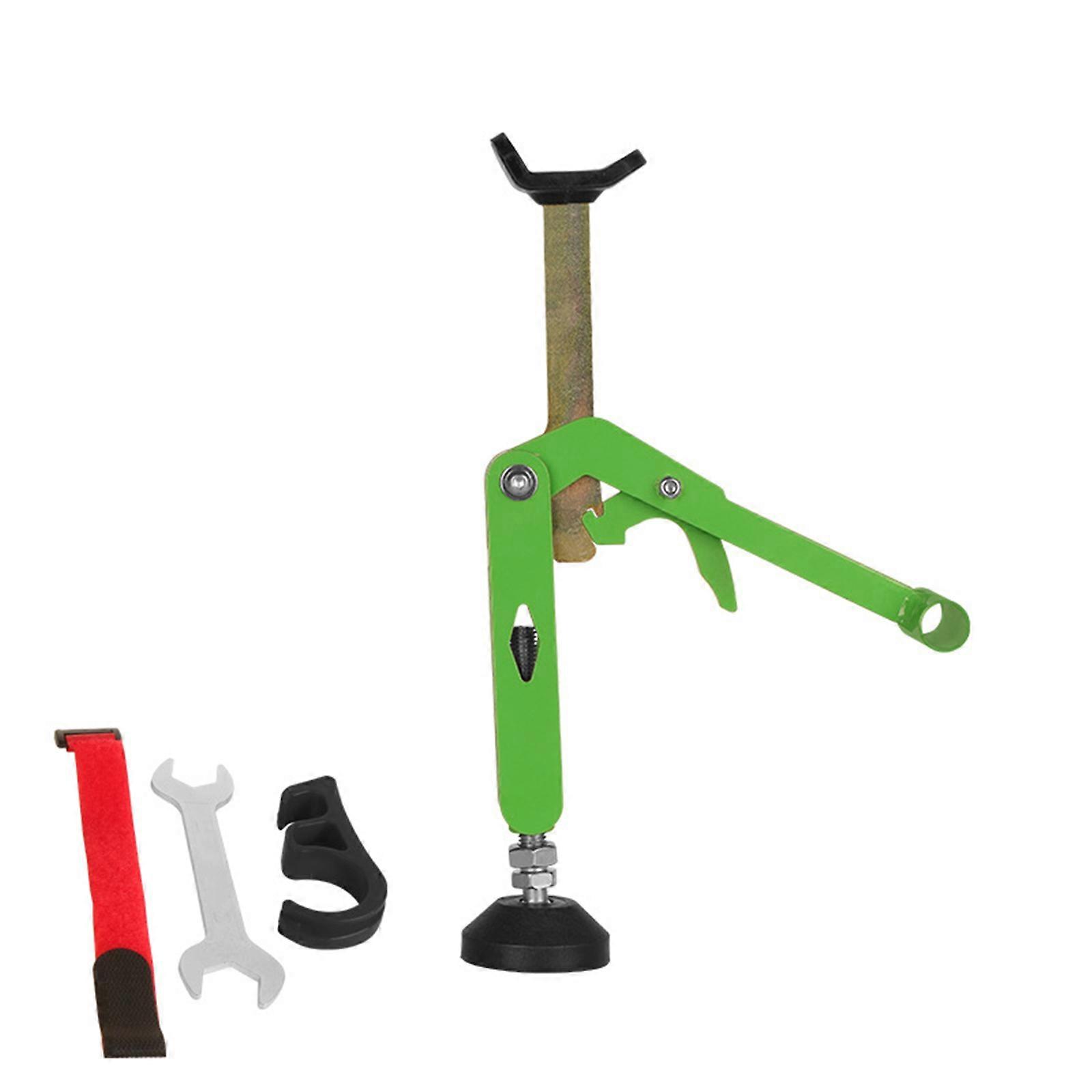Emek Tasarrufu Motosiklet Krikoları Kickstand Tekerlek Desteği Yan Stand Padok Kararlı Salınım Kolu Kaldırma Kaldırıcı Çerçeve Yeşil