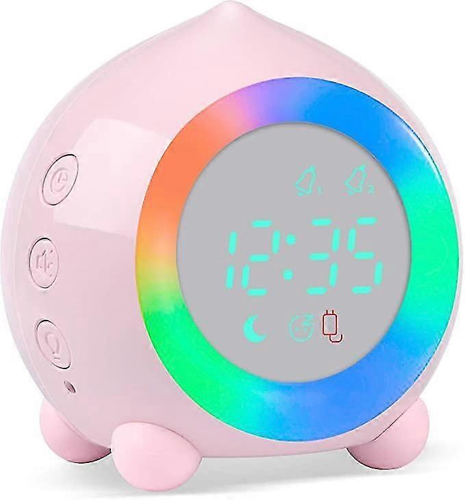 LED Child Digital Light Alarm USB charging Pink 8575. 86mm