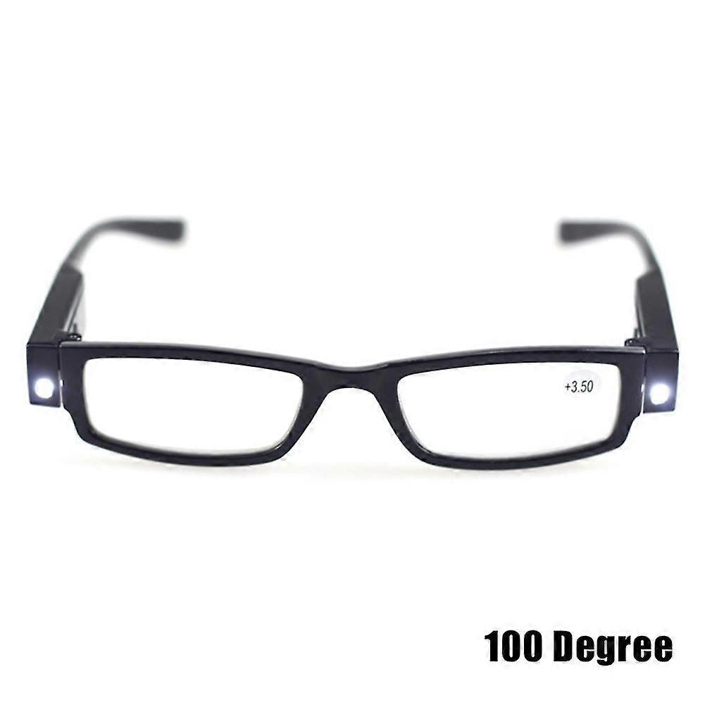 LED Magnifying Eyewears Reading Glasses Lighting Magnifier Eyeglass with Light