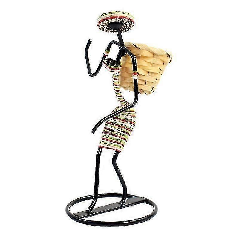 LED Night Light Battery Powered Rust-proof Stoving Varnish Multi-functional LED Abstract Man Ornamen