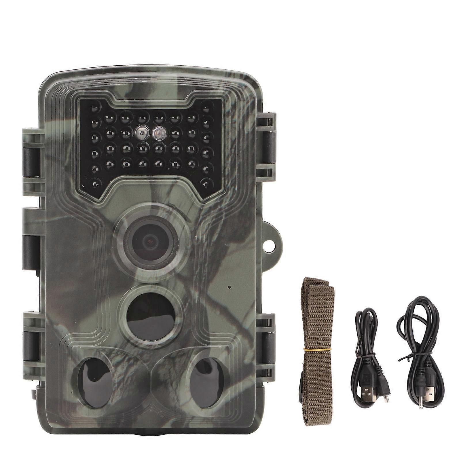 1080P 36MP Trail Game Camera IP66 Waterproof Infrared Induction Hunting Camera 120 Degree Wide Angle Wildlife Scouting Camera