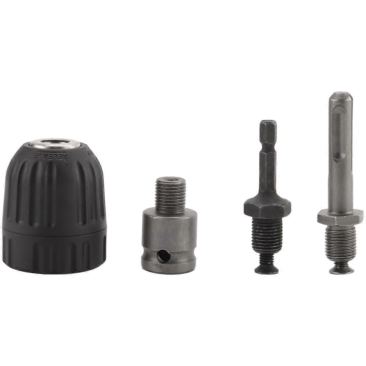 0.8-10mm Drill Chuck Converter 3/8Inch with SDS-Plus Hex Shank Socket