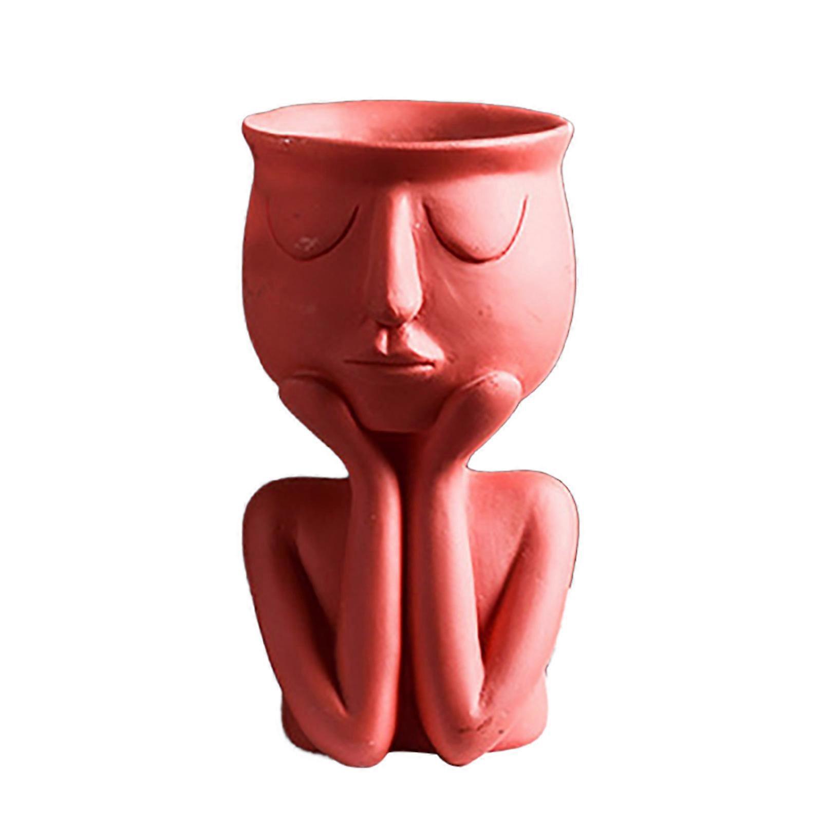 Vaso di fiori in resina