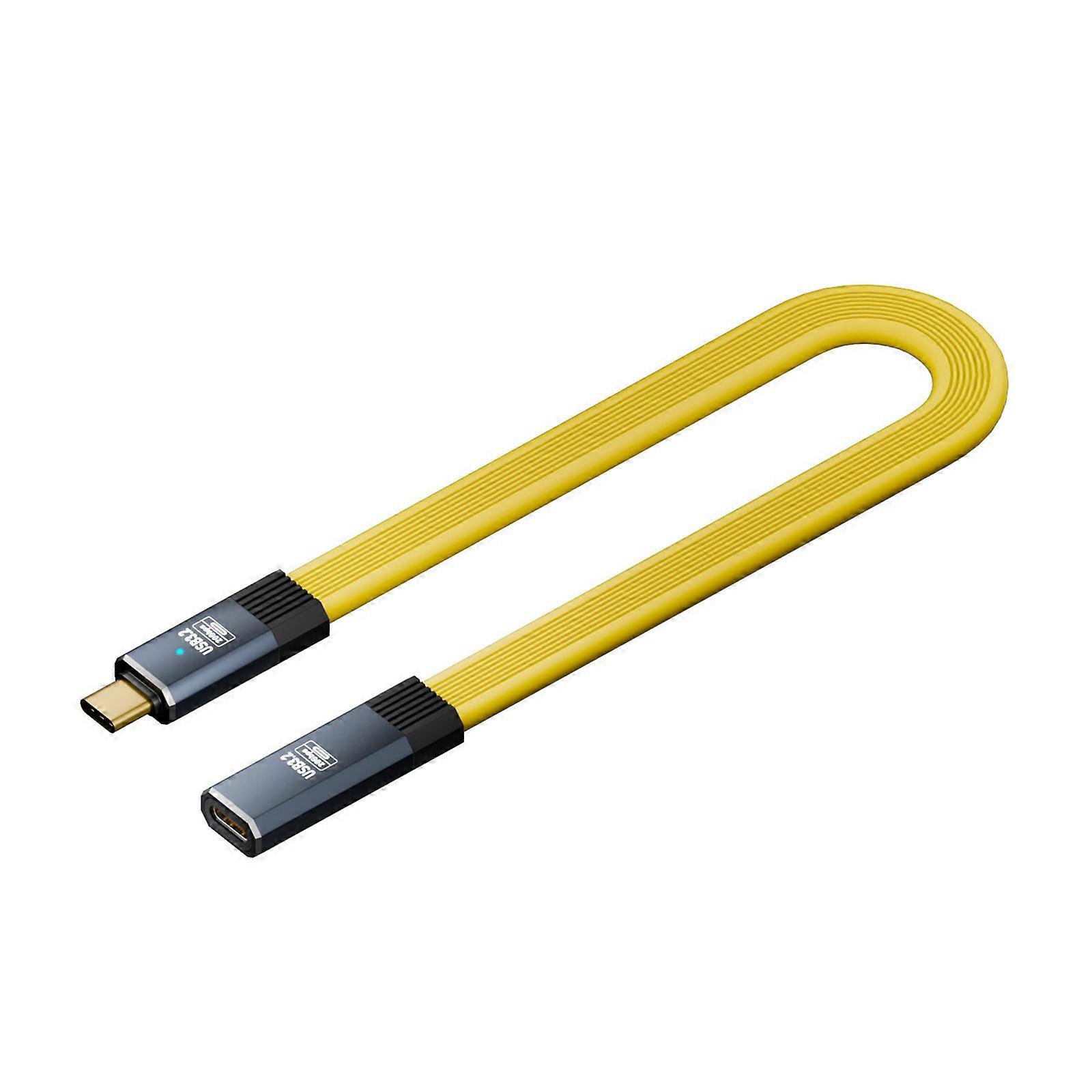 Portable 5A USB3.2 20Gbps Data Transfer Type C Cable Male to Female 100W PD High Speed Data and Charging for Smartphone