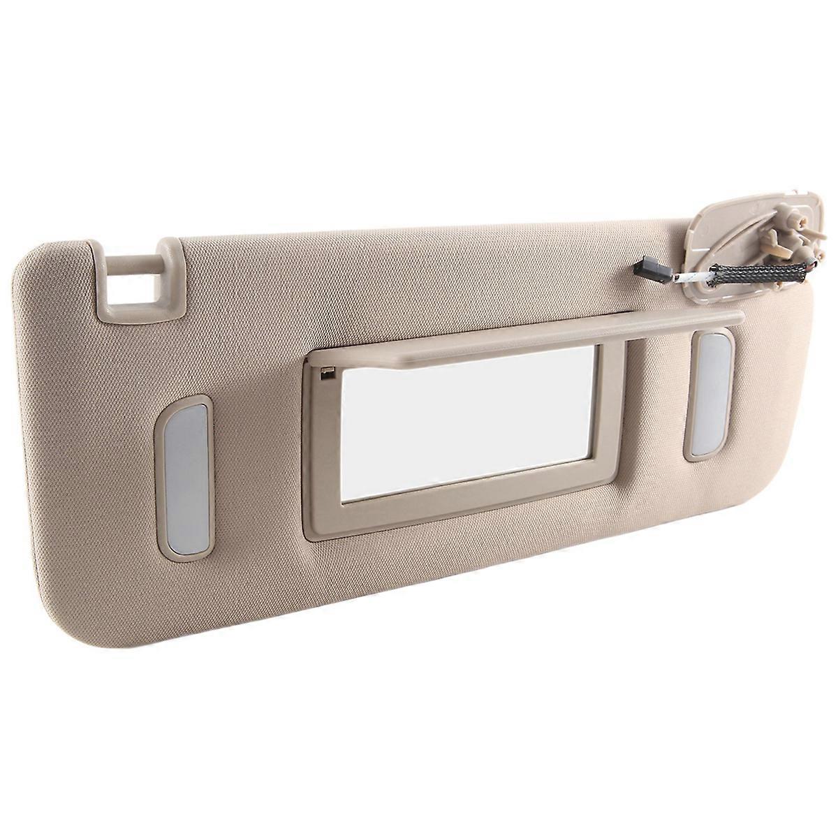 Right Car Sun Visor For 2007-2014 Creamy-White