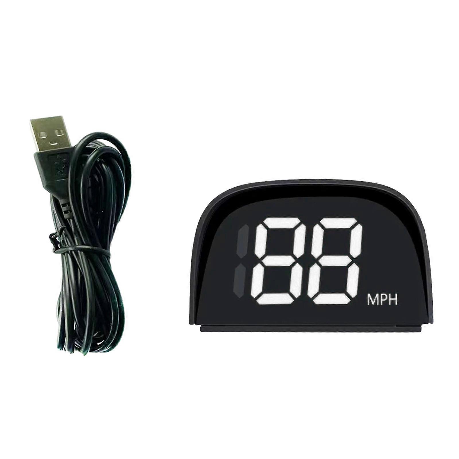Auto HUD Tachometer Digitaler Tachometer KMH / MPH LED Große Schriftart Display Display Display Tachometer für Auto LKW SUVs