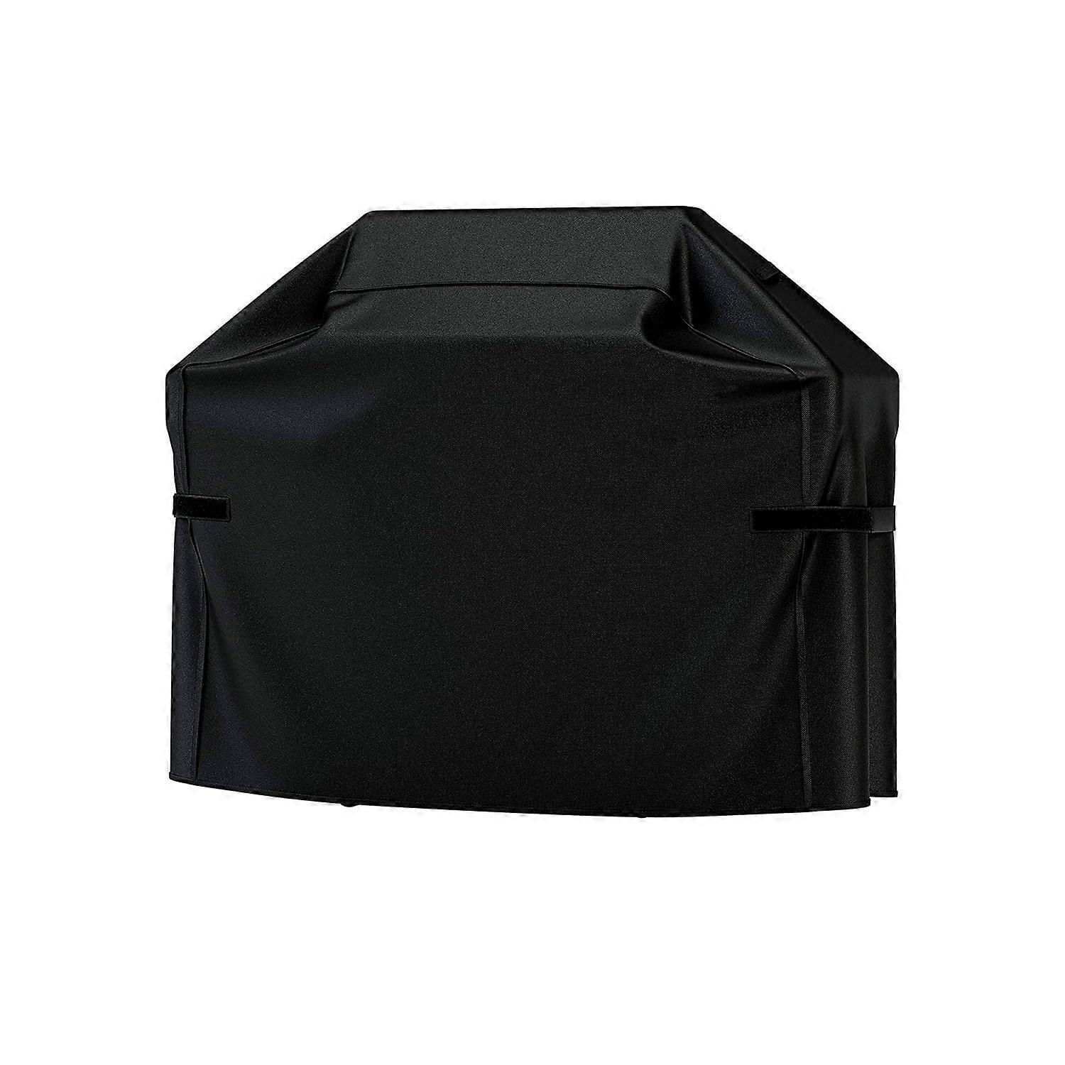 Griglia per barbecue Grill per esterni, Barbecue Gas Cover, cinghie regolabili Easy On, 58' L x 24' P x 48' H (nero)
