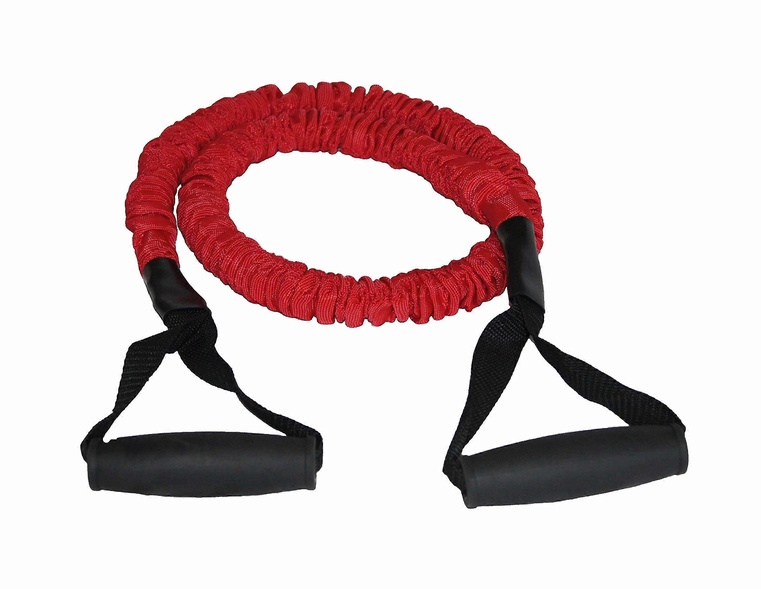 j/fit Deluxe Resistance Tubing for Strength Training, Adjustable Resistance Levels, Durable Latex, Multi-Color Options