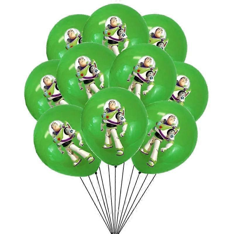 Buzz Lightyear Birthday Balloons 12" Party Decor Set (10/20/30 Pack)