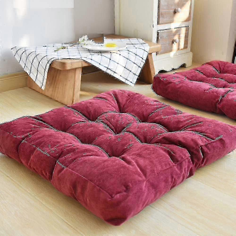 Corduroy Dining Pad for Garden Chairs - Square Design